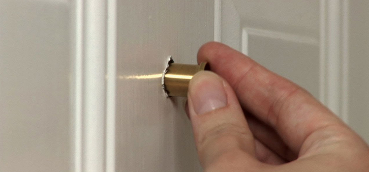 peephole door repair in Exeter